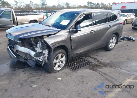 2022 Toyota Highlander L from USA, damaged, VIN 5TDCZRAH2NS553703
